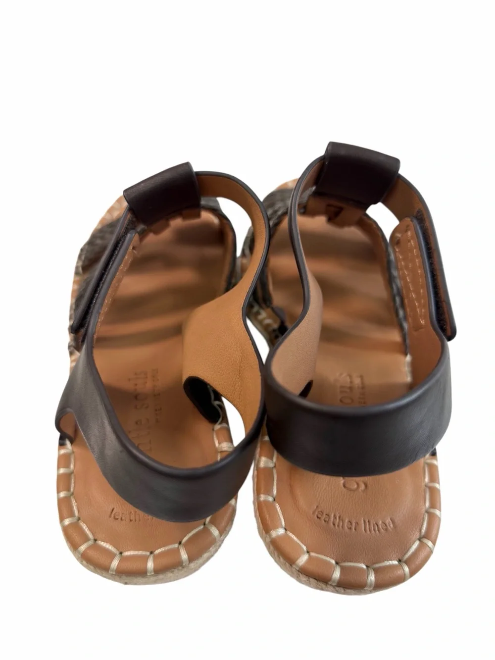 NWOB Gentle Souls Caplin Woven Strappy Espadrille Wedge Sandals Size 10M